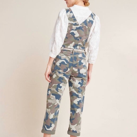 Anthropologie Carter Utility Dungarees
Camo Overalls with‎ Rope Detail - Picture 2 of 6